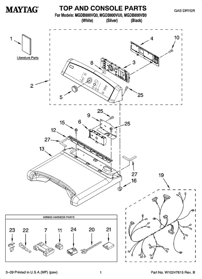 Diagram for MGDB800VU0
