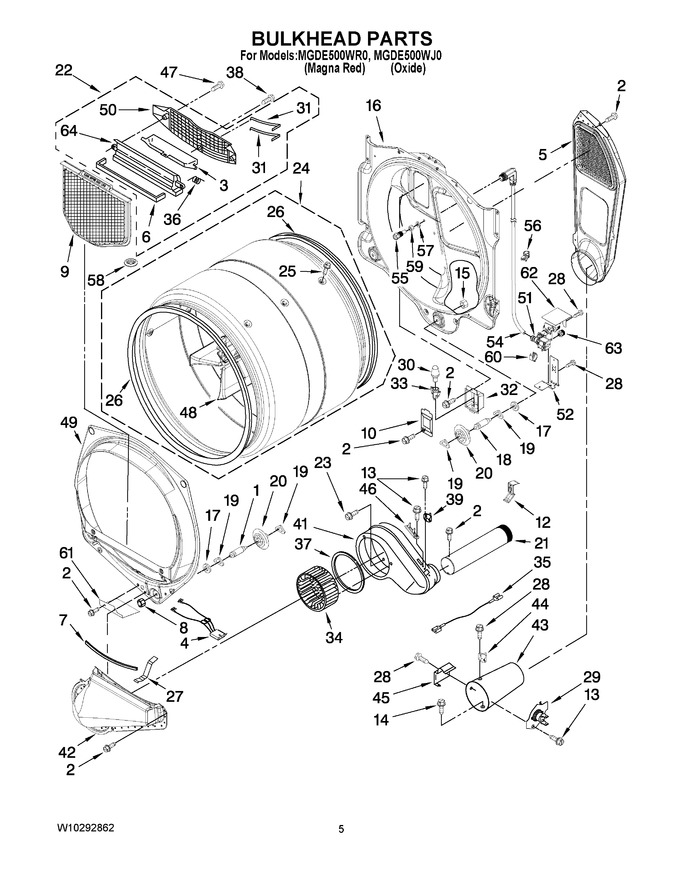 Diagram for MGDE500WR0