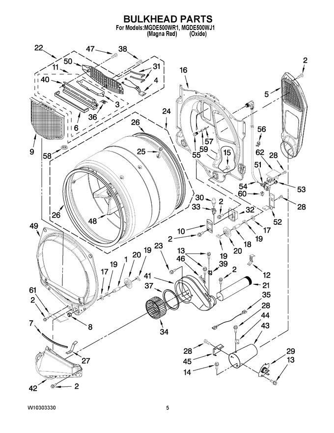 Diagram for MGDE500WR1