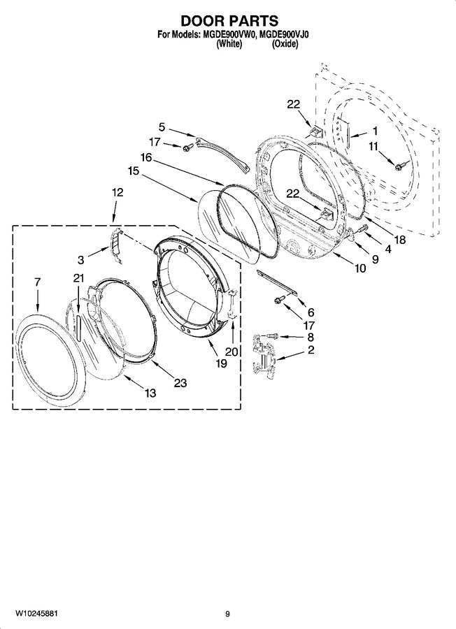 Diagram for MGDE900VW0