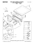 Diagram for 01 - Top And Console Parts