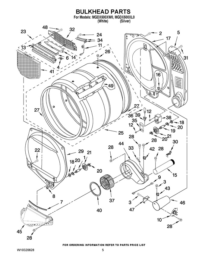 Diagram for MGDX500XW0