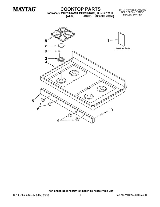 Diagram for MGR7661WW0