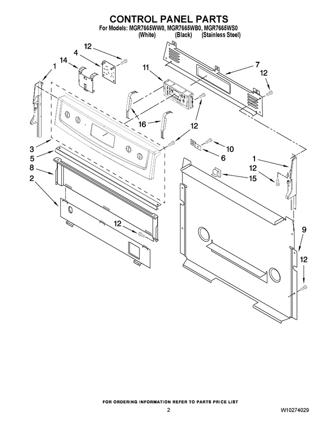 Diagram for MGR7665WS0