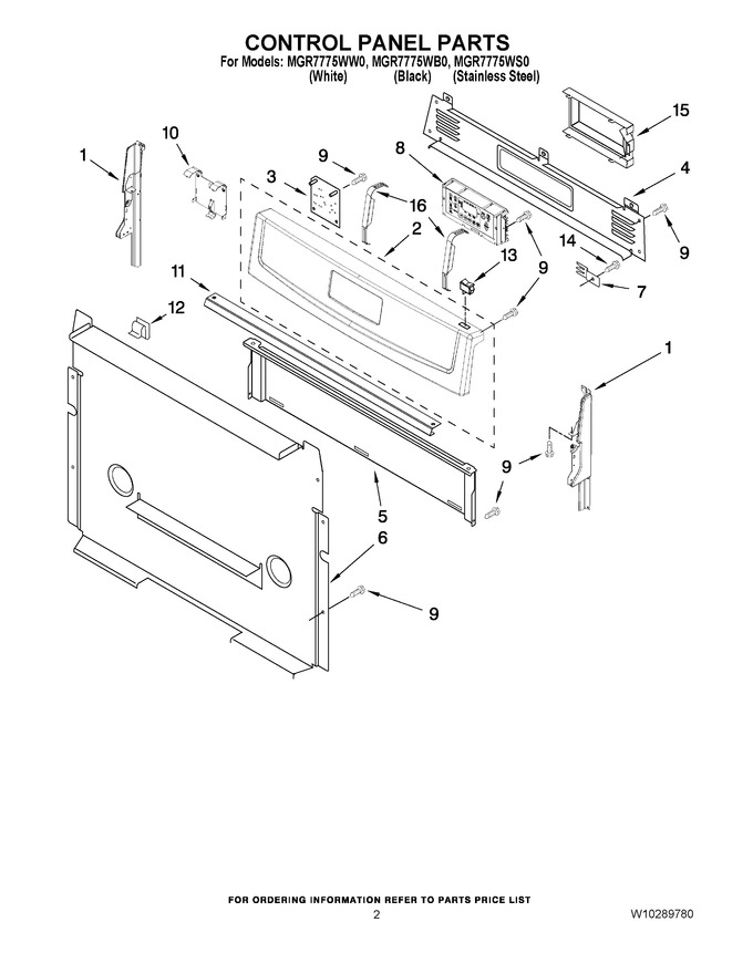 Diagram for MGR7775WW0