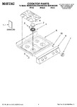 Diagram for 01 - Cooktop Parts