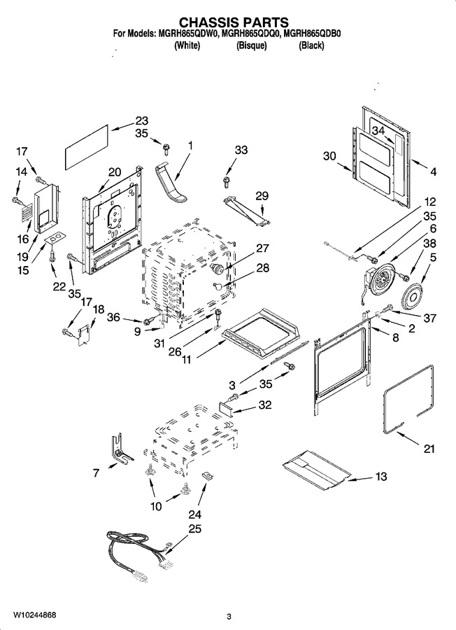 Diagram for MGRH865QDB0