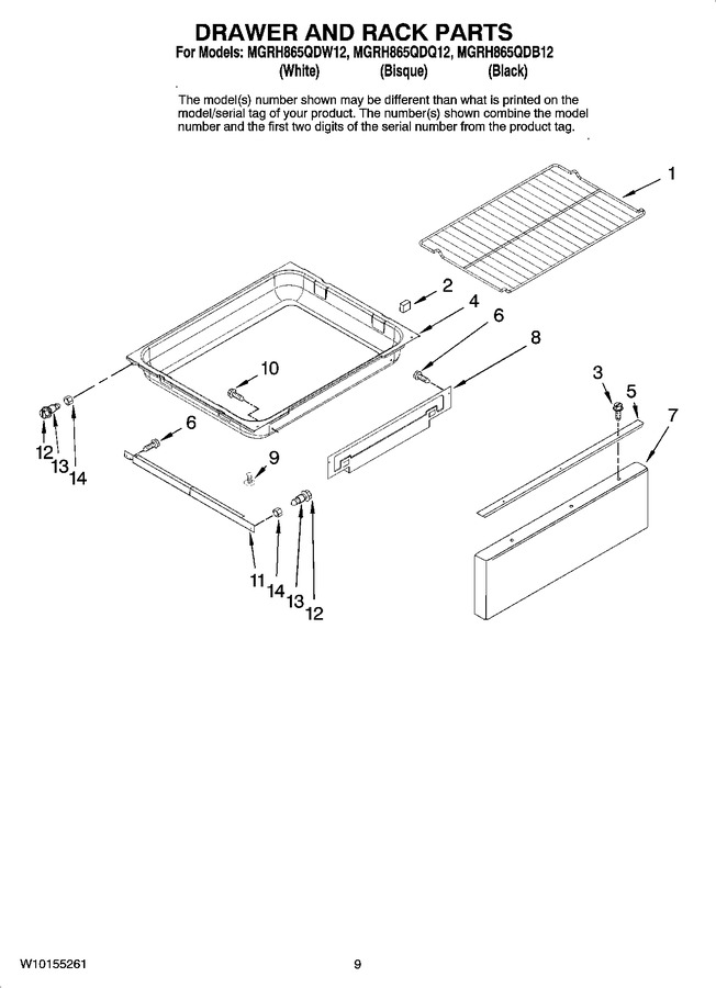 Diagram for MGRH865QDQ12