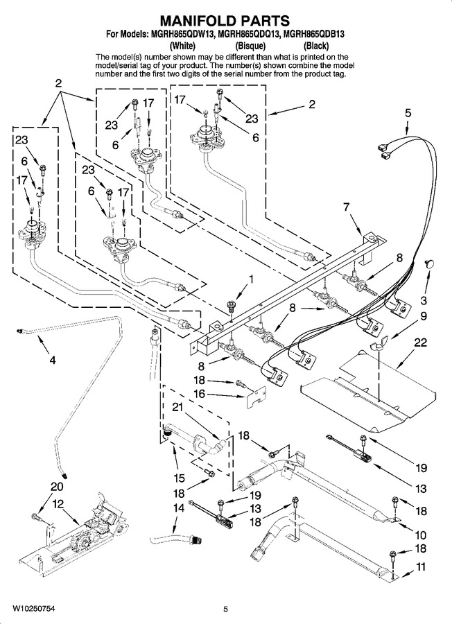 Diagram for MGRH865QDB13