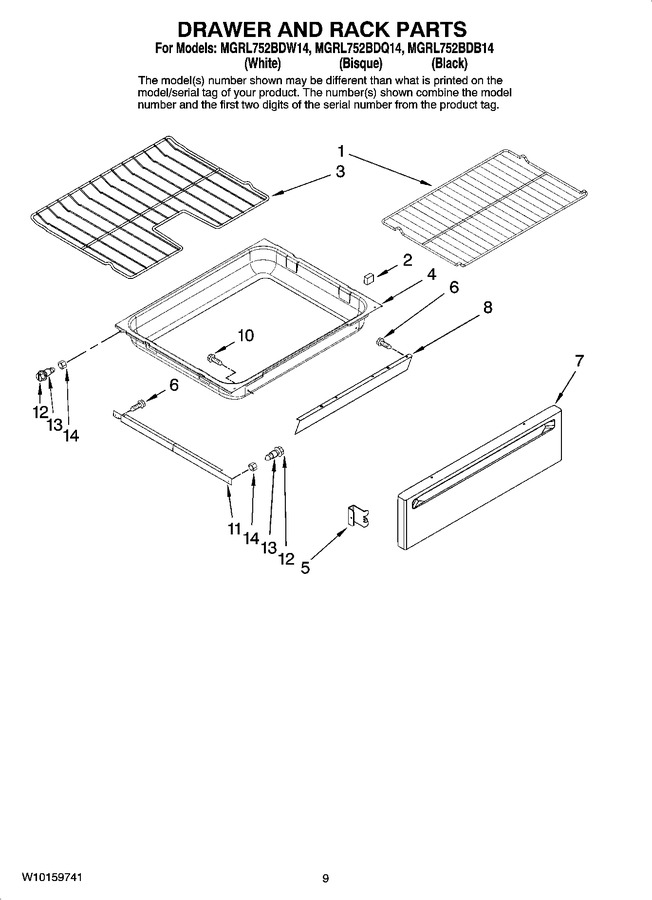 Diagram for MGRL752BDQ14