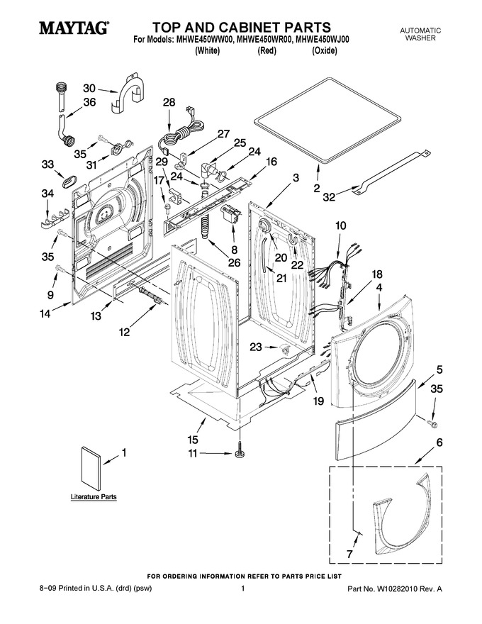 Diagram for MHWE450WW00