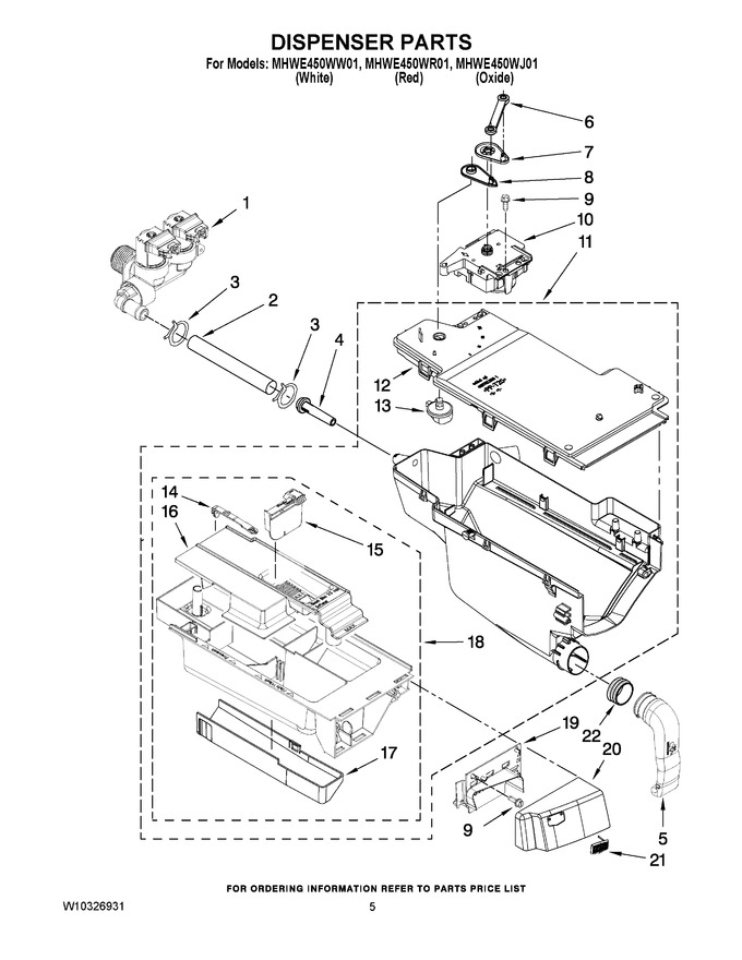 Diagram for MHWE450WR01