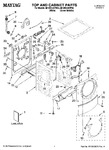 Diagram for 01 - Top And Cabinet Parts