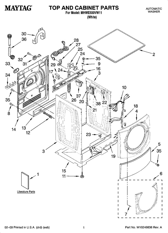 Diagram for MHWE500VW11