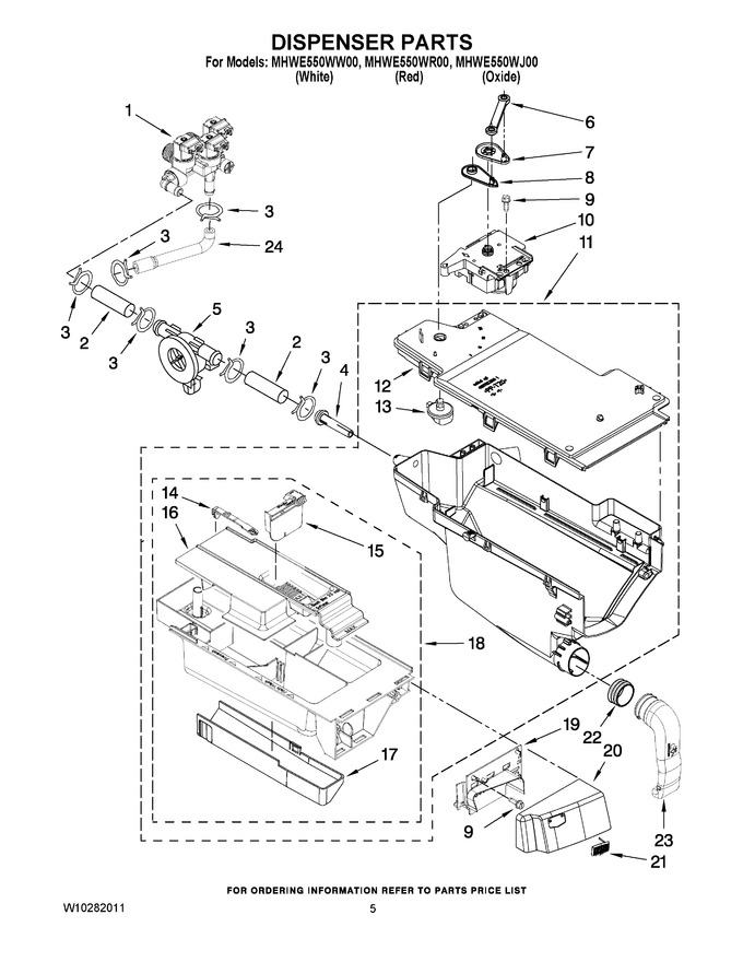 Diagram for MHWE550WW00