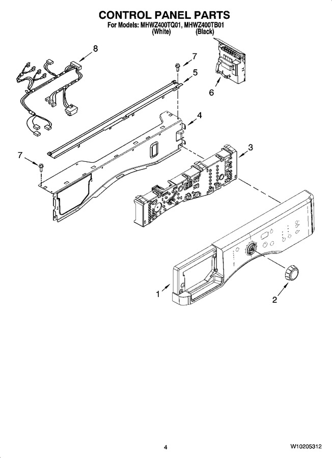 Diagram for MHWZ400TB01