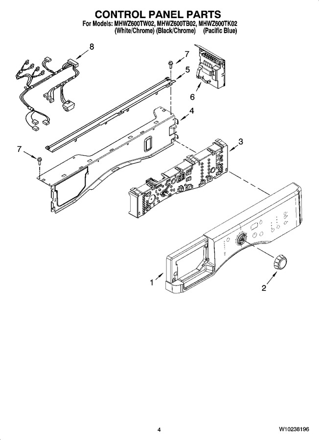 Diagram for MHWZ600TW02