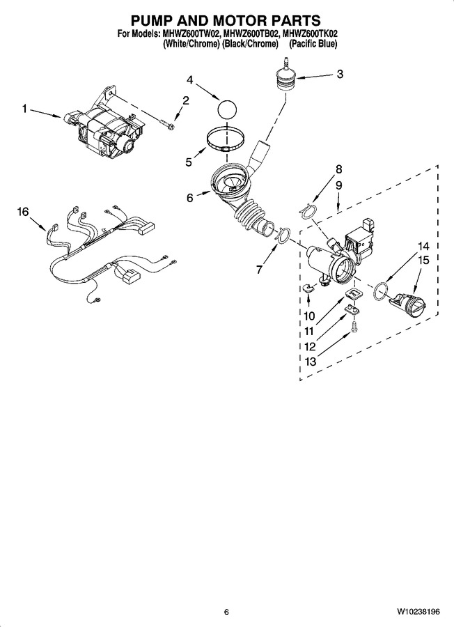 Diagram for MHWZ600TW02
