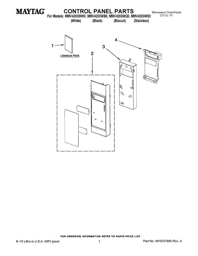 Diagram for MMV4203WS0