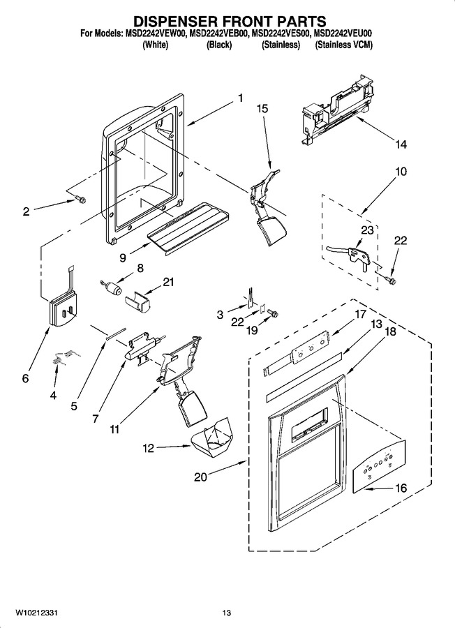 Diagram for MSD2242VEW00