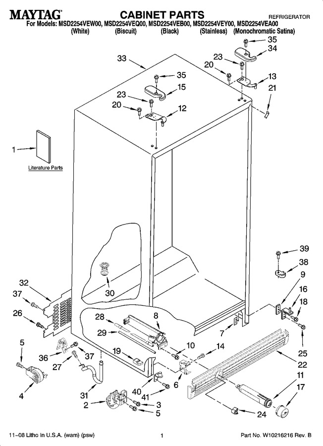 Diagram for MSD2254VEB00