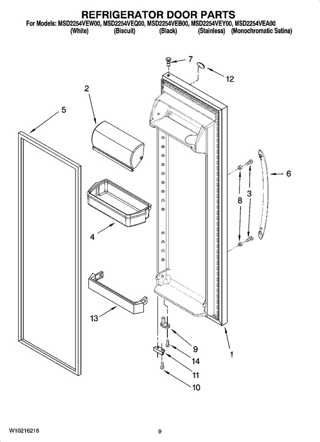 Diagram for MSD2254VEY00