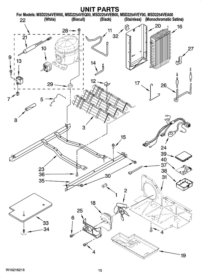 Diagram for MSD2254VEB00