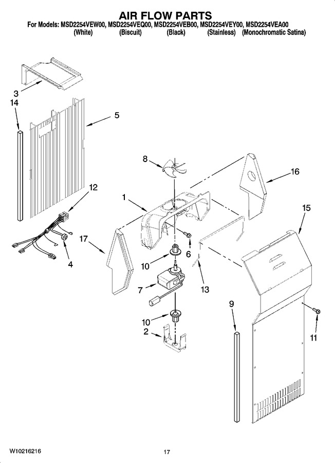 Diagram for MSD2254VEY00