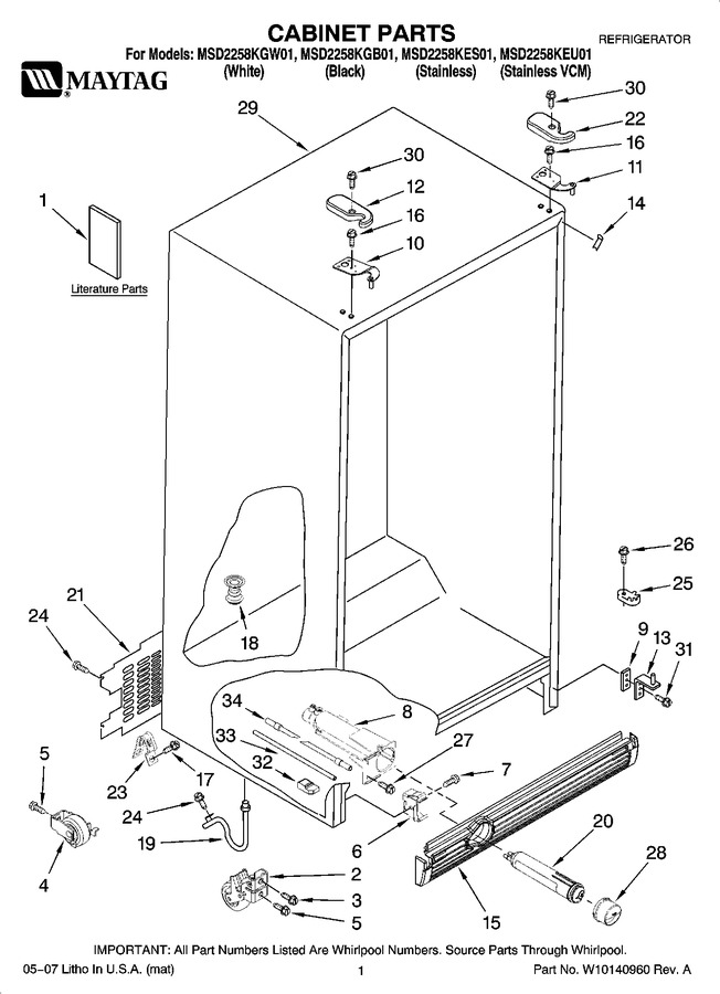 Diagram for MSD2258KES01