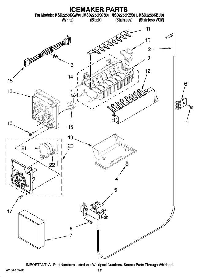 Diagram for MSD2258KGB01