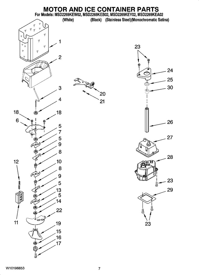 Diagram for MSD2269KEB02