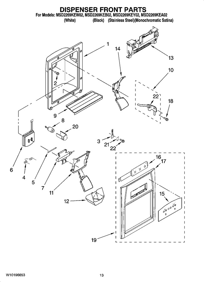 Diagram for MSD2269KEW02