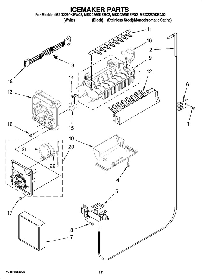 Diagram for MSD2269KEW02