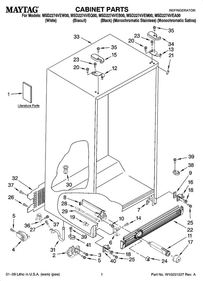 Diagram for MSD2274VEQ00