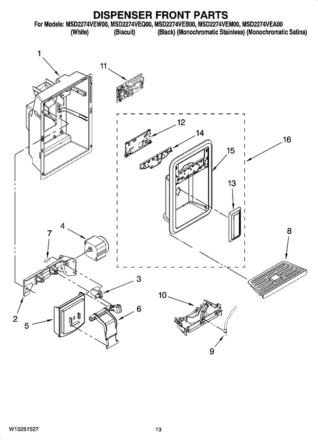 Diagram for MSD2274VEQ00