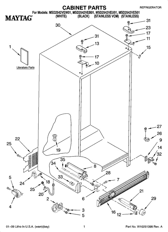 Diagram for MSD2542VES01