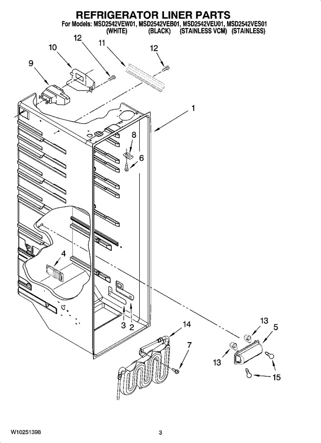 Diagram for MSD2542VES01