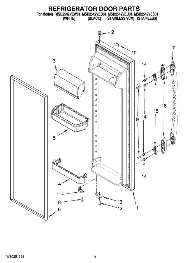 Diagram for MSD2542VES01