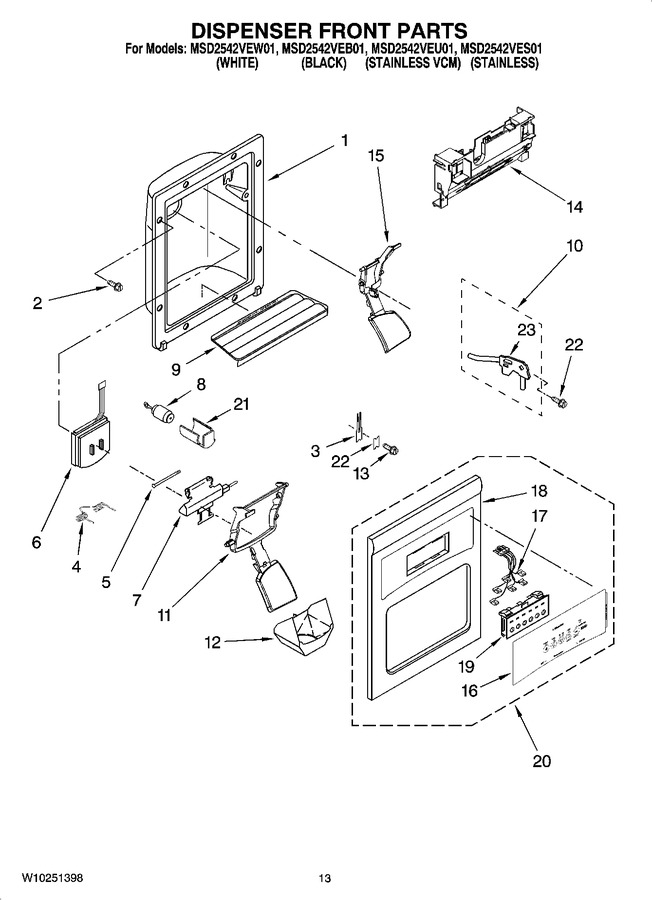 Diagram for MSD2542VES01
