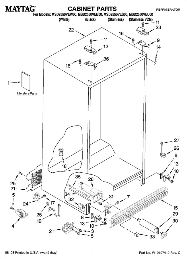 Diagram for MSD2550VEB00