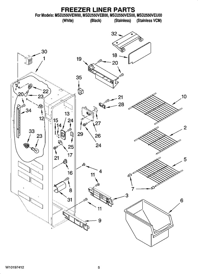 Diagram for MSD2550VEB00