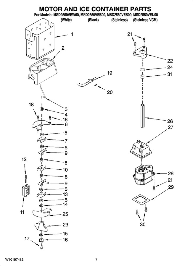 Diagram for MSD2550VEB00