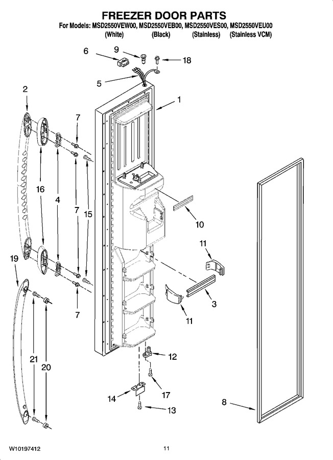 Diagram for MSD2550VES00