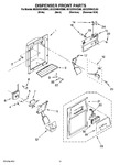 Diagram for 08 - Dispenser Front Parts