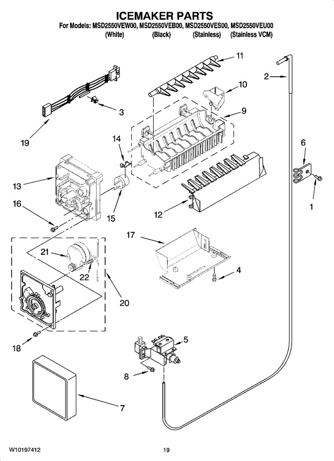 Diagram for MSD2550VEB00