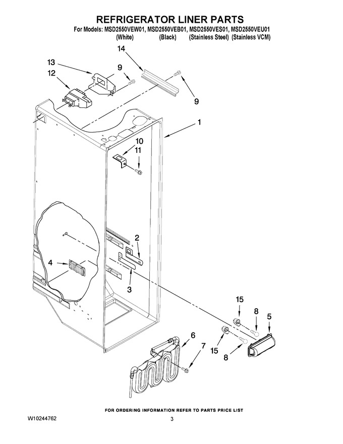 Diagram for MSD2550VEB01