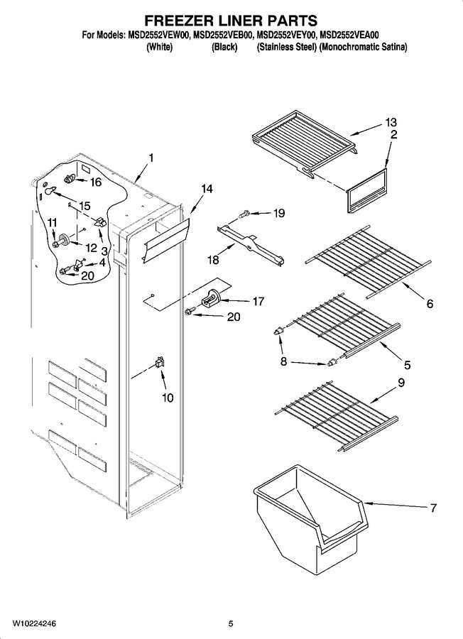 Diagram for MSD2552VEB00