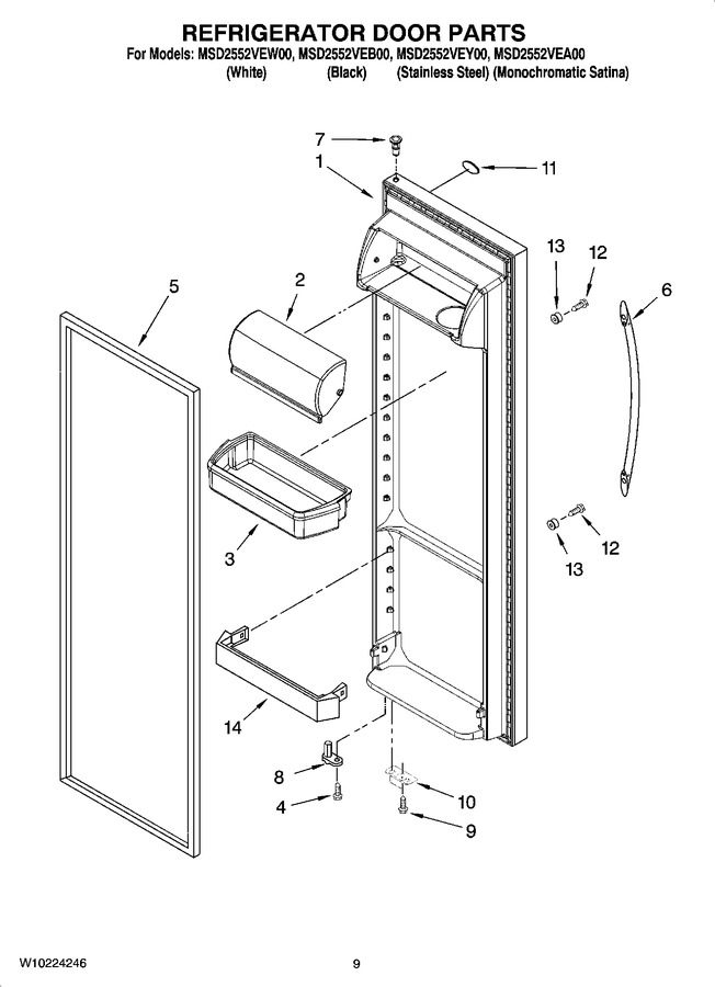 Diagram for MSD2552VEW00