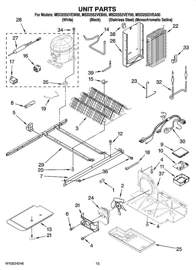 Diagram for MSD2552VEY00