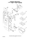 Diagram for 04 - Freezer Liner Parts